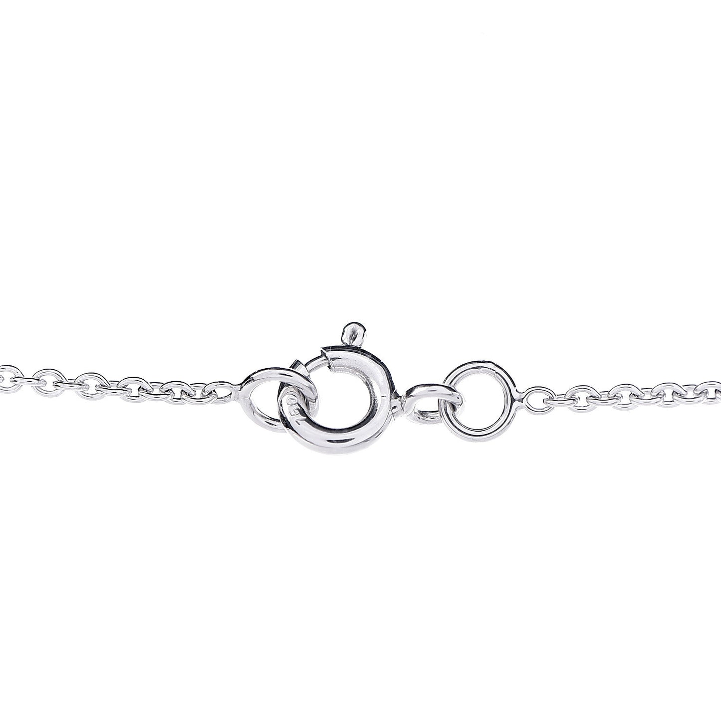 18K White Gold Diamond Finesse Pendant Necklace