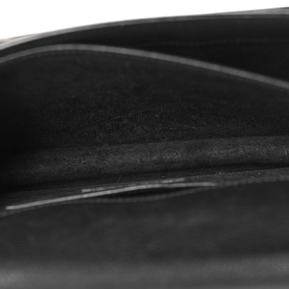 Saint Laurent Grained Calfskin Medium Monogram Sunset Black 6 of 13