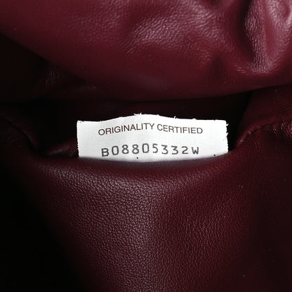 Bottega Veneta Nappa Maxi Intrecciato The Pouch Oversized Clutch Bordeaux 7 of 10