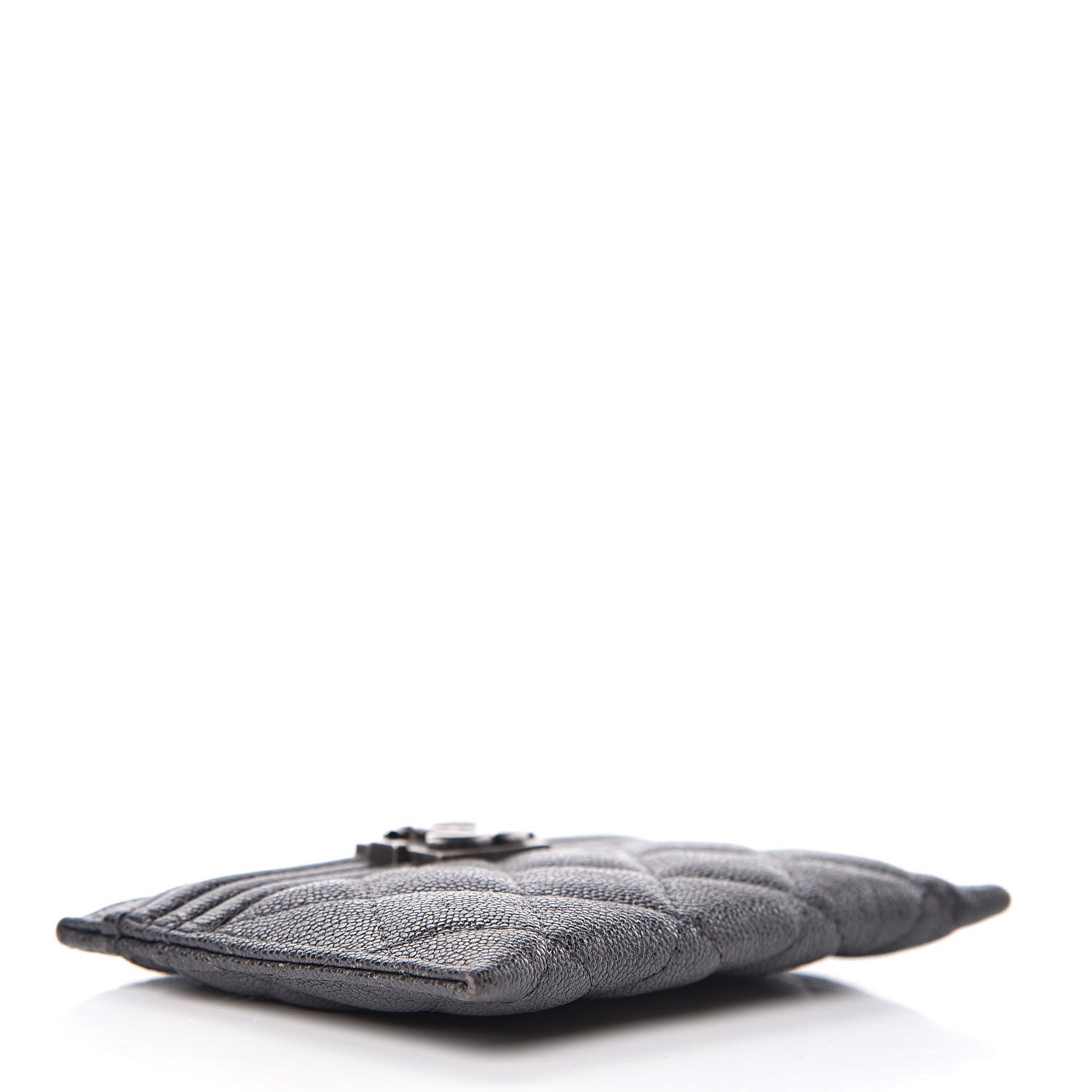Chanel Caviar Quilted Boy Card Holder Charcoal 4 of 11