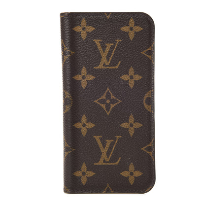 Louis Vuitton Monogram iPhone X Folio Case 1 of 9