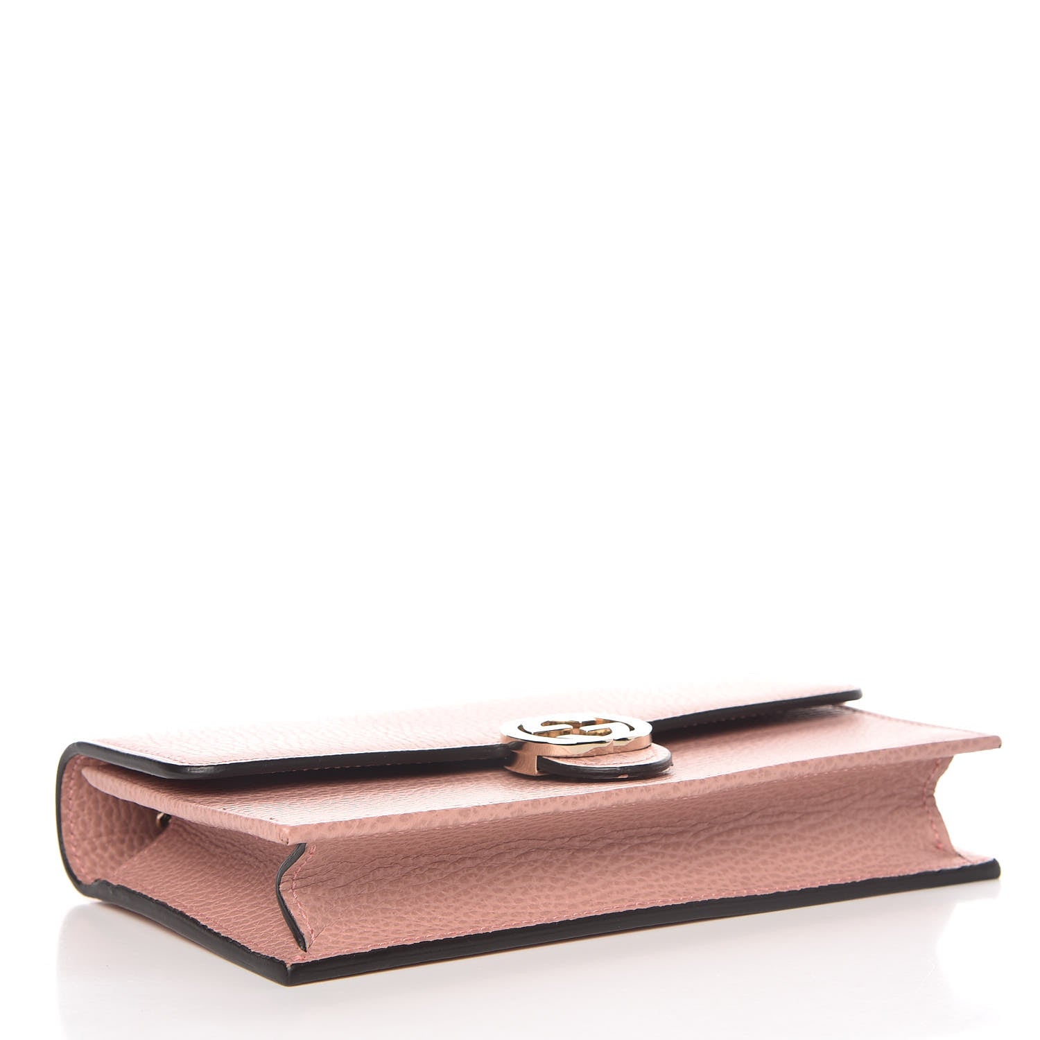 Gucci Dollar Calfskin Interlocking G Chain Wallet Soft Pink 4 of 11