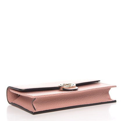 Gucci Dollar Calfskin Interlocking G Chain Wallet Soft Pink 4 of 11