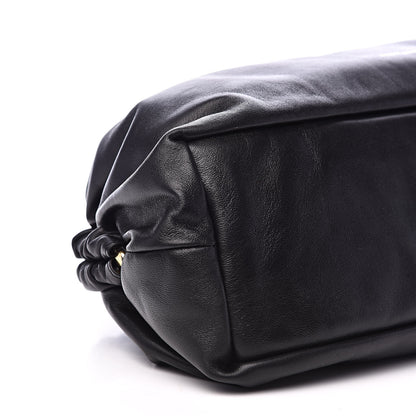 Mansur Gavriel Lambskin Cloud Clutch Black Flamma 8 of 9