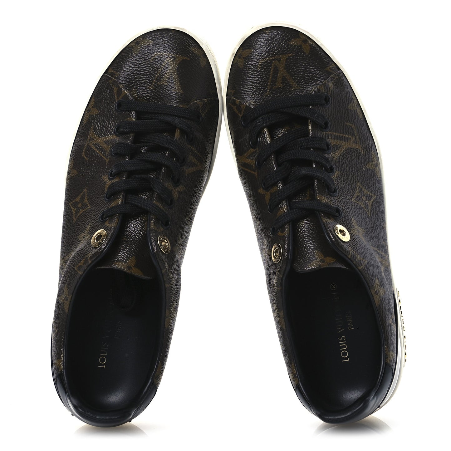 Patent Monogram Frontrow Sneakers 37.5