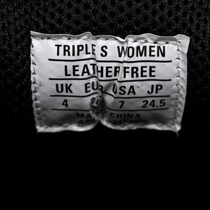 Balenciaga Fabric Mesh Womens Triple S Sneakers 37 Black 7 of 9