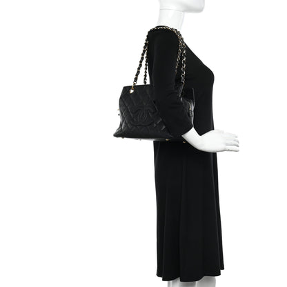 Chanel Caviar Quilted Petit Timeless Tote PTT Black 2 of 10