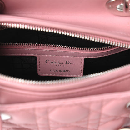 Christian Dior Lambskin Cannage Medium Lady Dior Pink 8 of 10
