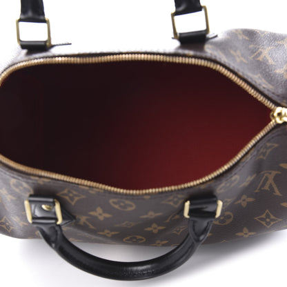 Louis Vuitton Monogram My World Tour Speedy Bandouliere 30 Black 5 of 10