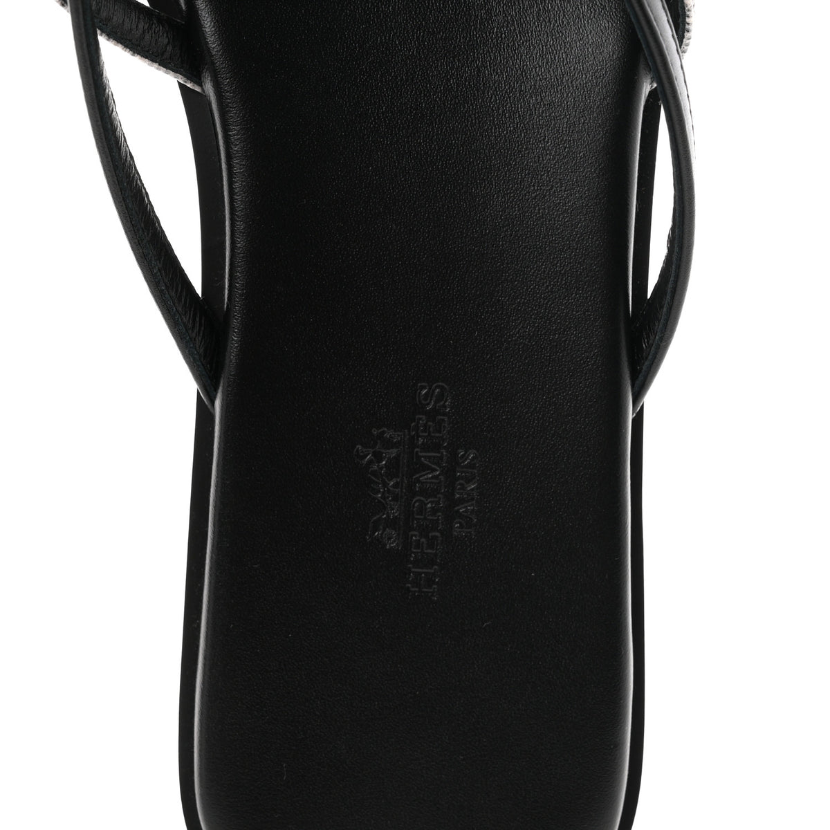 Calfskin Lizard Miss Sandals 38.5 Black Ombre