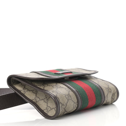 Gucci GG Monogram Plus Web Belt Bag Dark Brown 4 of 10