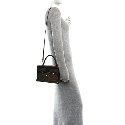 Louis Vuitton Monogram Petite Malle V Black 2 of 10