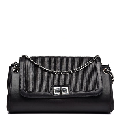 Chanel Lambskin Mademoiselle Accordion Flap Black 1 of 10