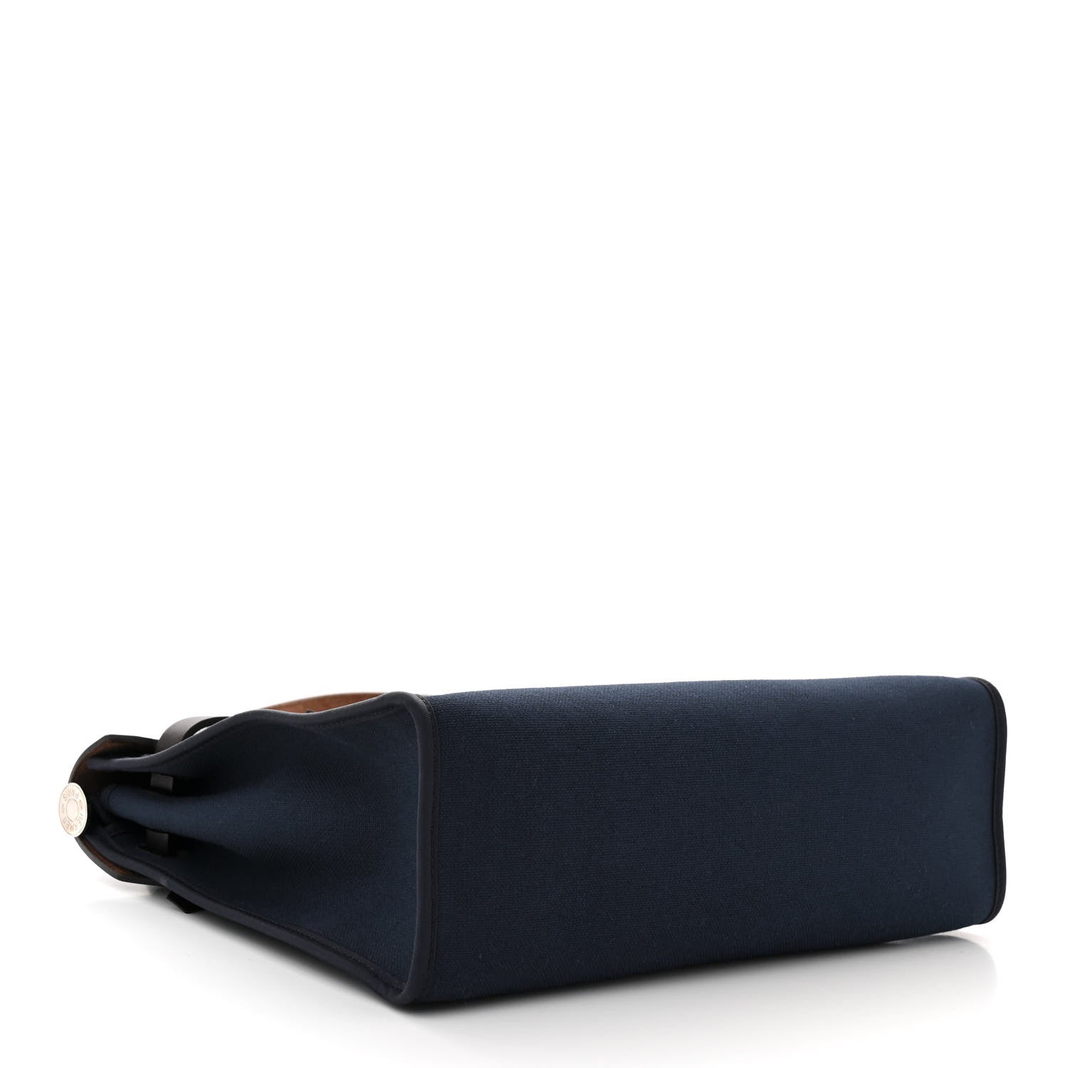 Hermes Toile Vache Hunter Herbag Zip PM Bleu Marine Ebene 5 of 12