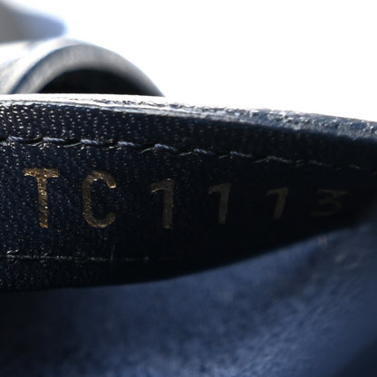 Louis Vuitton Calfskin Monogram Denim Ocean Wedge Sandals 38.5 Blue 9 of 11