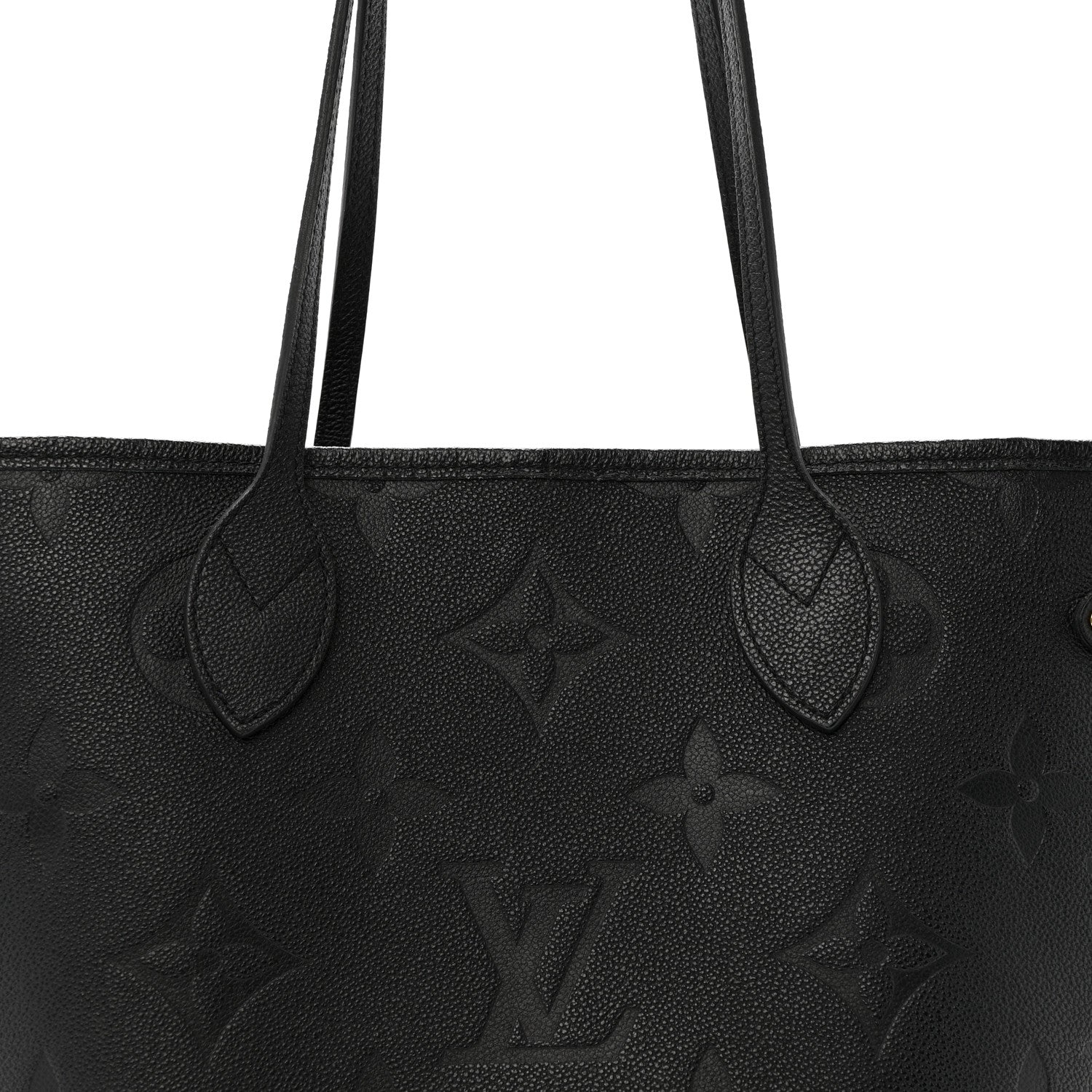 Louis Vuitton Empreinte Monogram Giant Neverfull MM Black 8 of 12