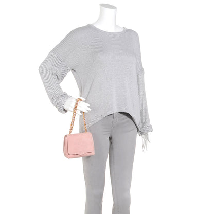 Chanel Suede Camellia Mini Flap Pink 10 of 16