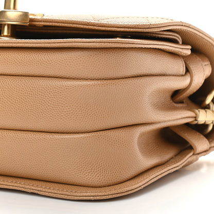 Chanel Caviar Mini Messenger Bag Beige 6 of 9