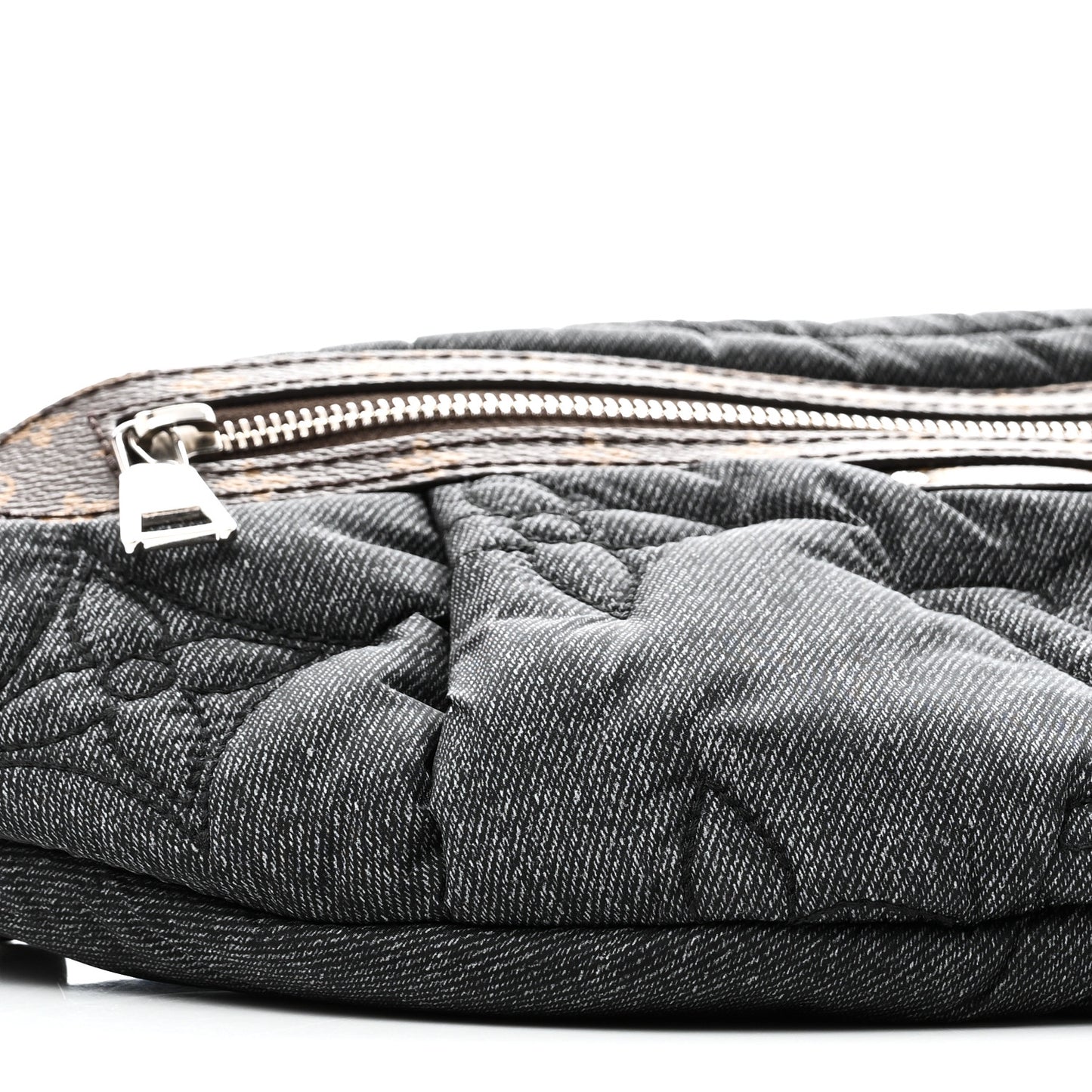 Econyl Monogram LV Ski High Rise Bumbag Black Jeans