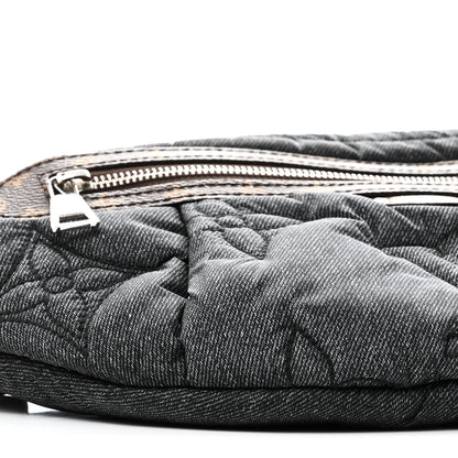 Louis Vuitton Econyl Monogram LV Ski High Rise Bumbag Black Jeans 8 of 10