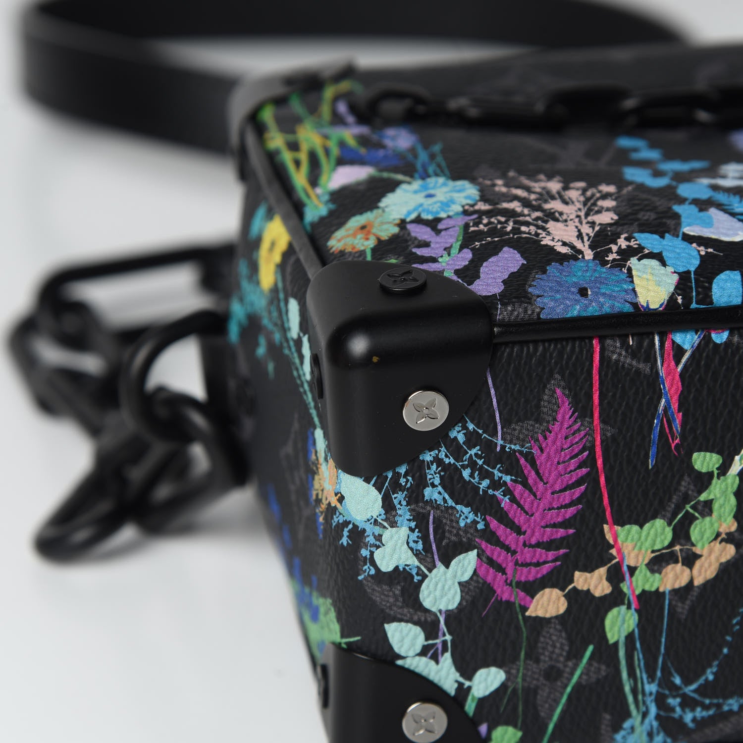 Louis Vuitton Monogram Eclipse Flower Print Mini Soft Trunk 11 of 12