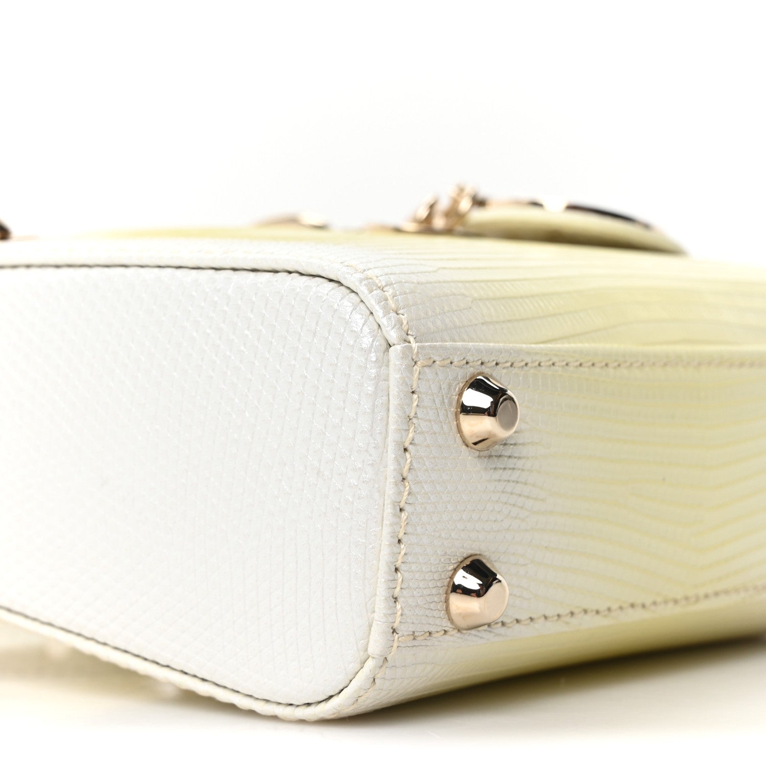 Christian Dior Lizard Micro Lady Dior Yellow Multicolor 9 of 11