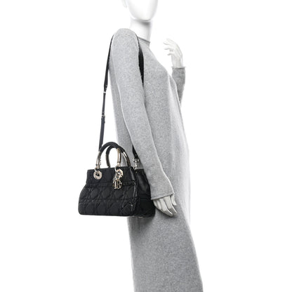 Christian Dior Lambskin Cannage The Lady 95.22 Black 2 of 10