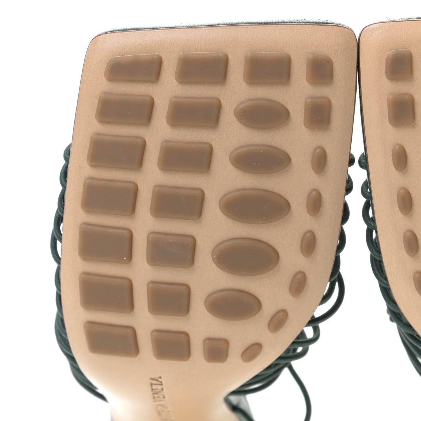 Raffia Elasticized Stretch Mule Sandals 37 Emerald Green