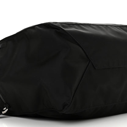 Prada Tessuto Nylon Saffiano Shopping Tote Black 8 of 9
