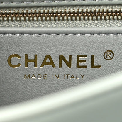 Chanel Lambskin Quilted Small Trendy CC Flap Dual Handle Bag Grey 7 of 12