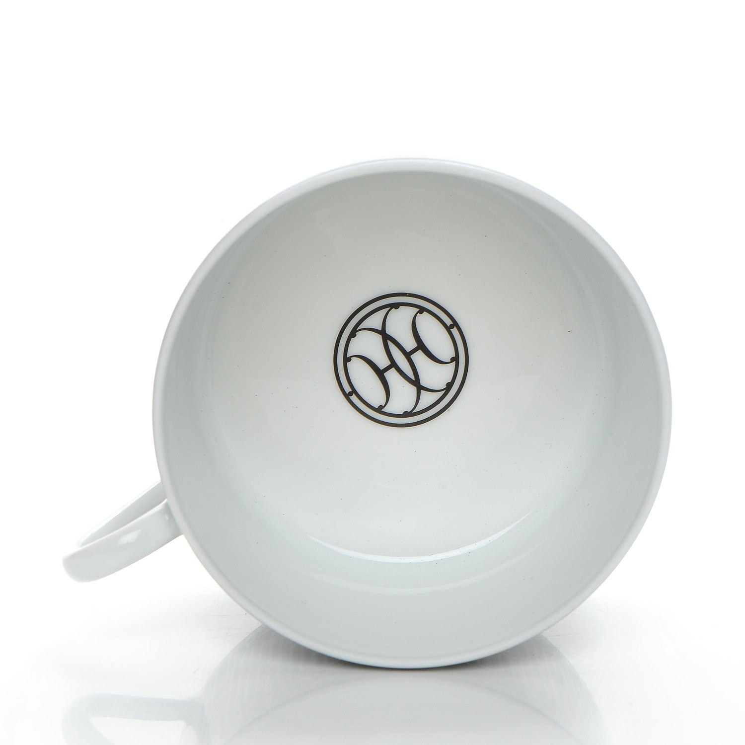 Hermes Porcelain H Deco Breakfast Cup and Saucer 12 of 15
