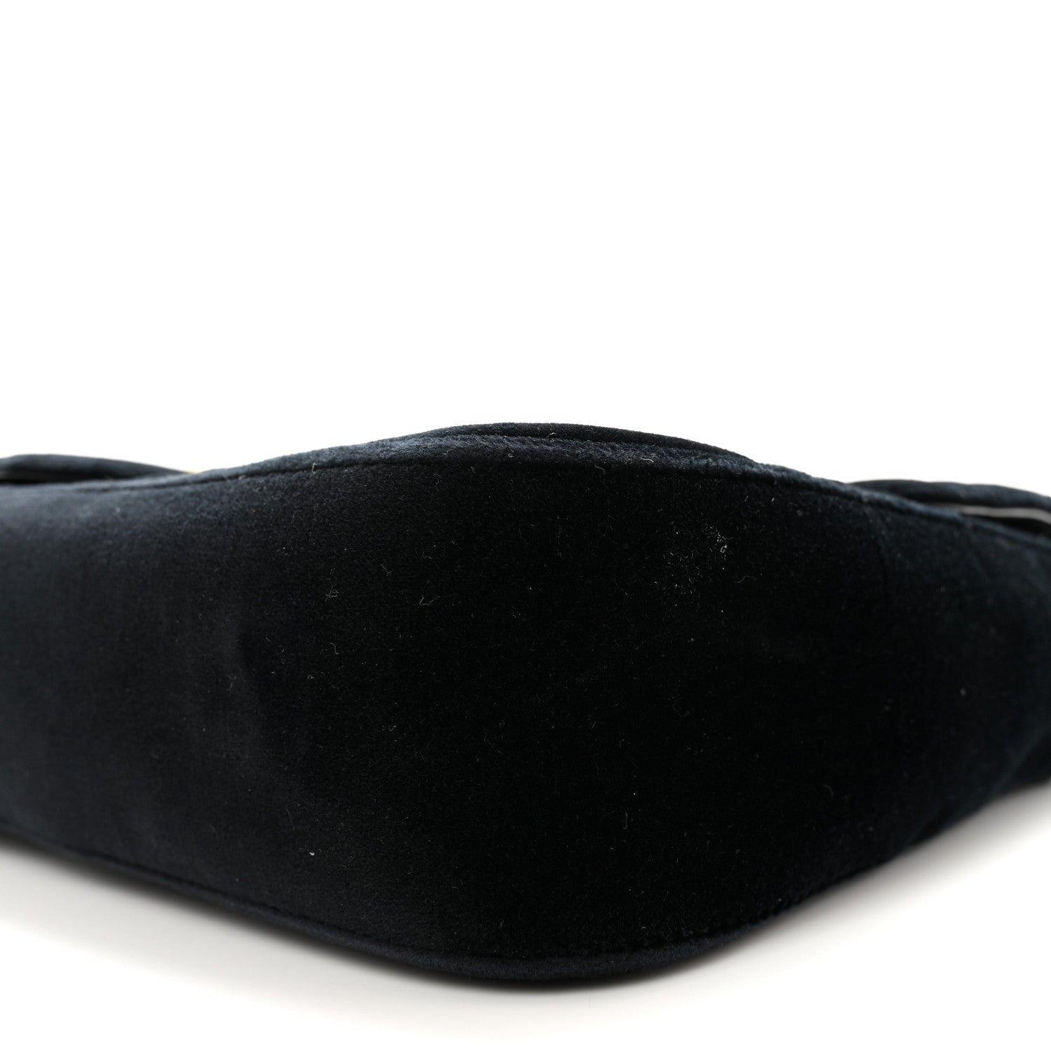 Gucci Velvet Matelasse Medium GG Marmont Shoulder Bag Black 10 of 11