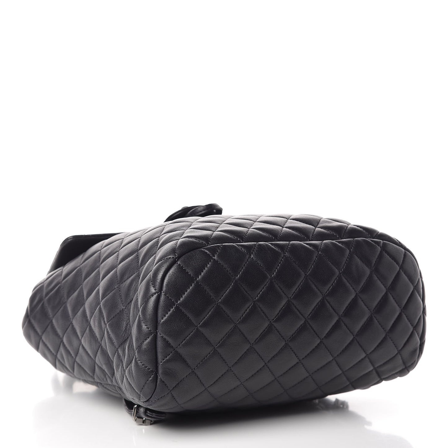 Lambskin Quilted Large Urban Spirit Backpack Navy