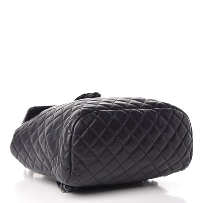 Chanel Lambskin Quilted Large Urban Spirit Backpack Navy 4 of 10