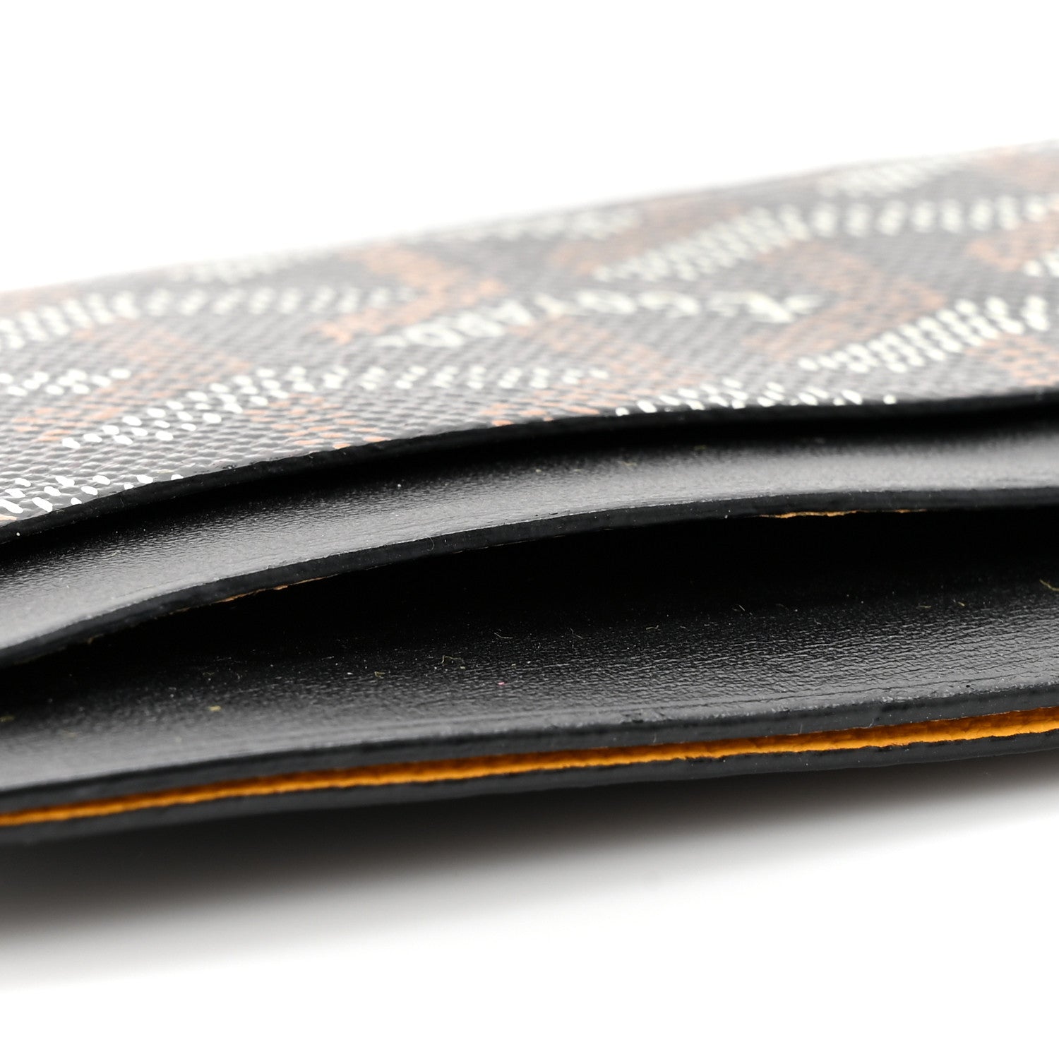 Goyard Goyardine Saint Sulpice Card Holder Black 7 of 8