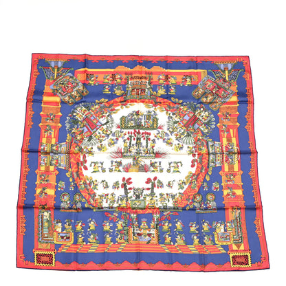 Hermes Silk Astres et Soleils Scarf 90 1 of 5