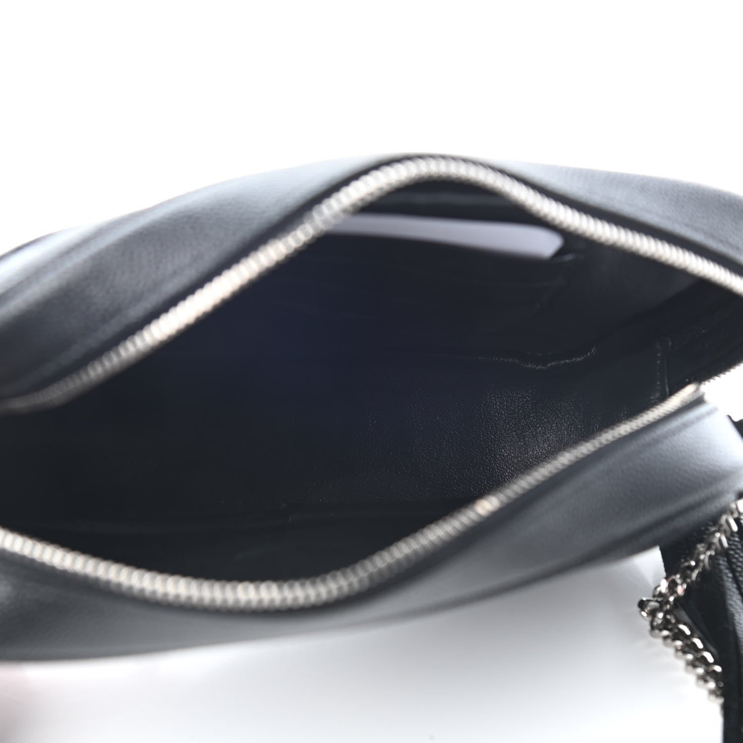 Saint Laurent Grain De Poudre Matelasse Monogram Mini Lou Camera Bag Black 5 of 8