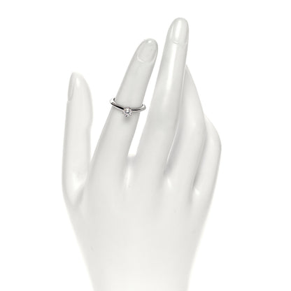 Tiffany Platinum Diamond .31ct Solitaire Engagement Ring 48 4.5 2 of 4