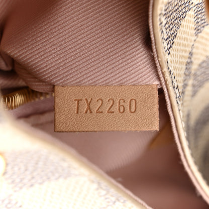Louis Vuitton Damier Azur Graceful MM Rose Ballerine 7 of 10