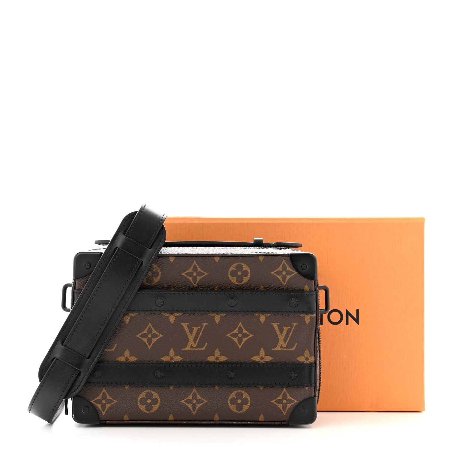Louis Vuitton Monogram Macassar Handle Soft Trunk Black 10 of 10