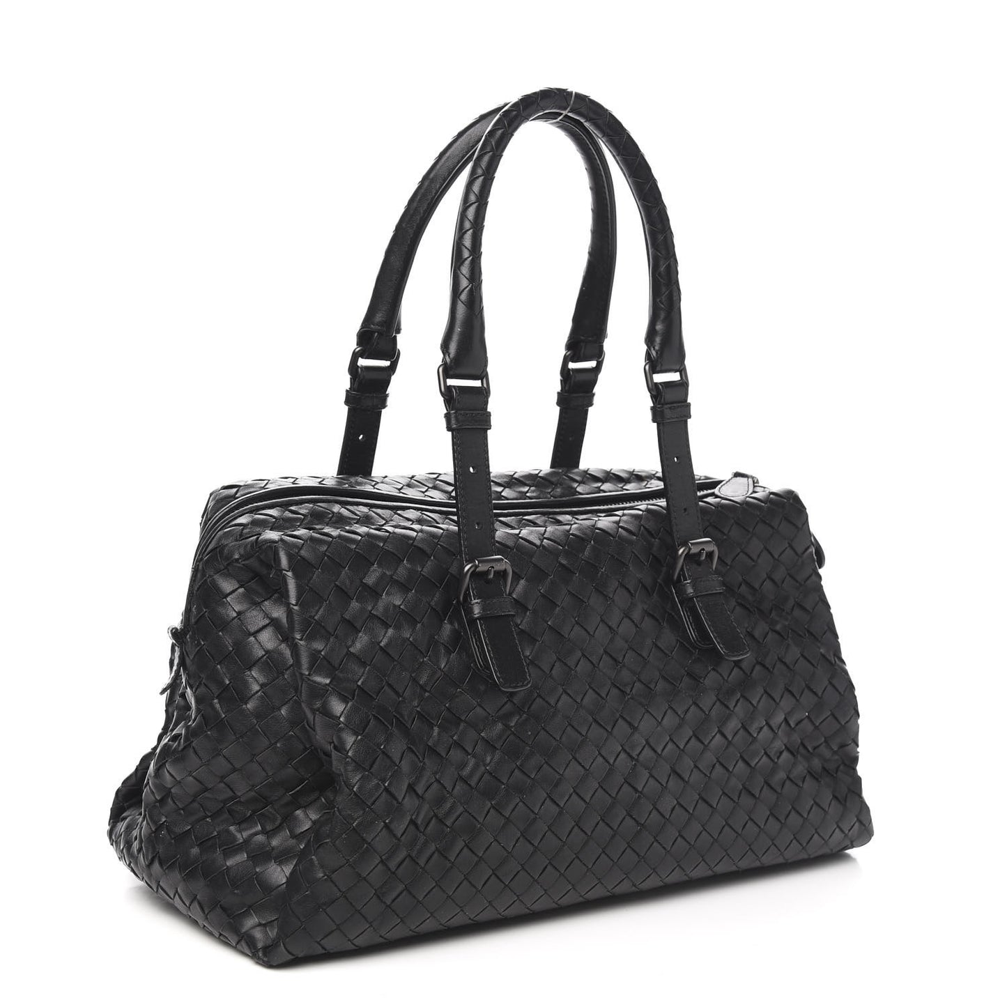 Nappa Intrecciato Montaigne Bag Black