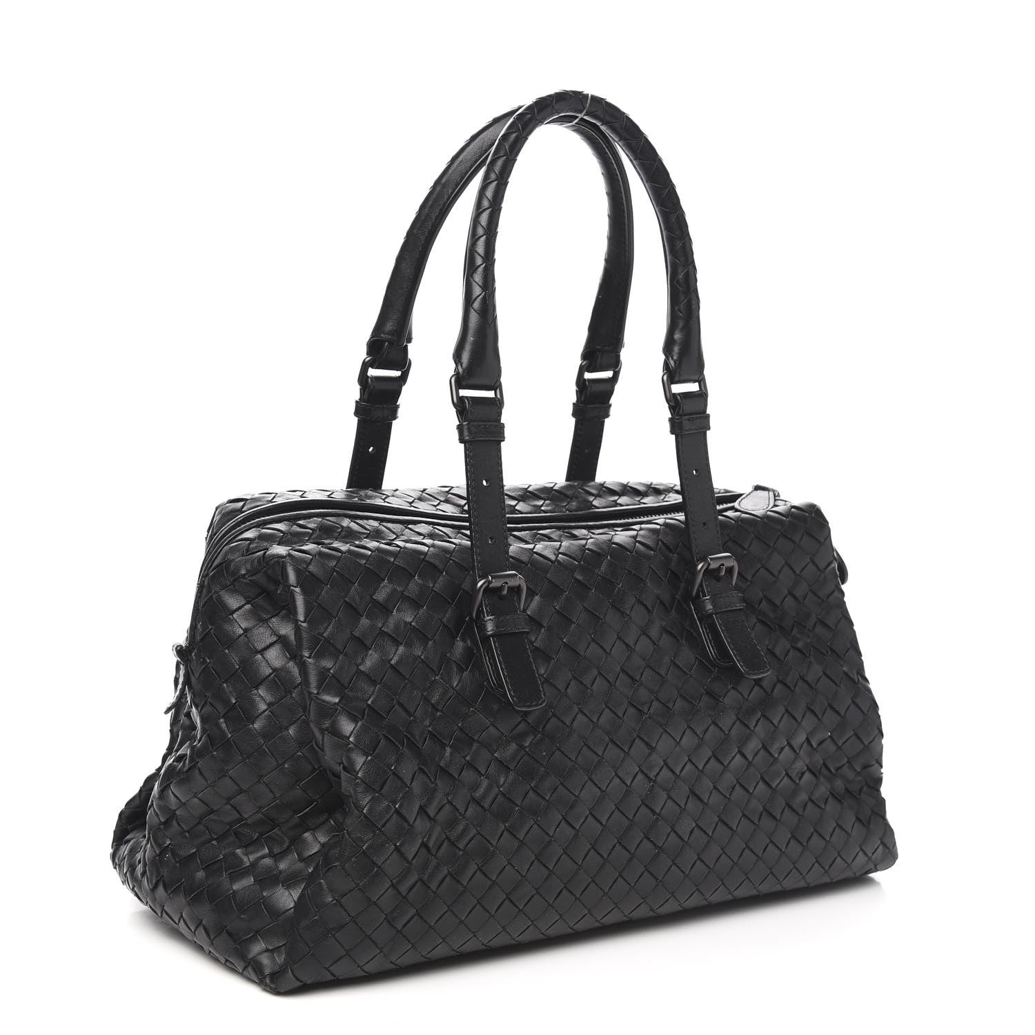 Bottega Veneta Nappa Intrecciato Montaigne Bag Black 2 of 9