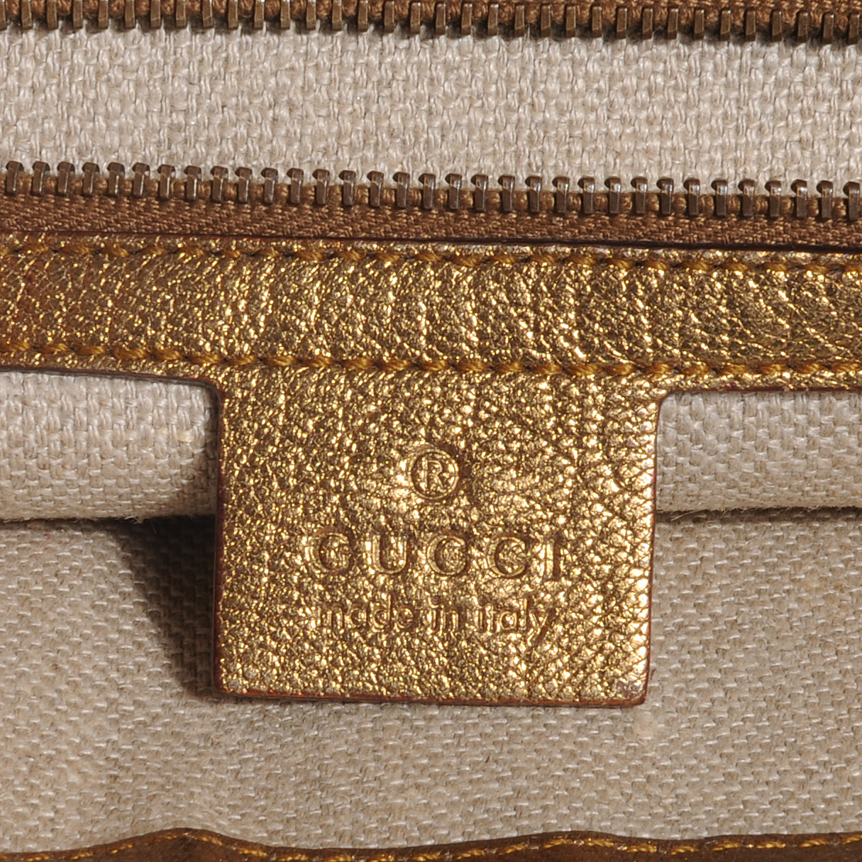 Leather Studded Pelham Flap Bag Gold