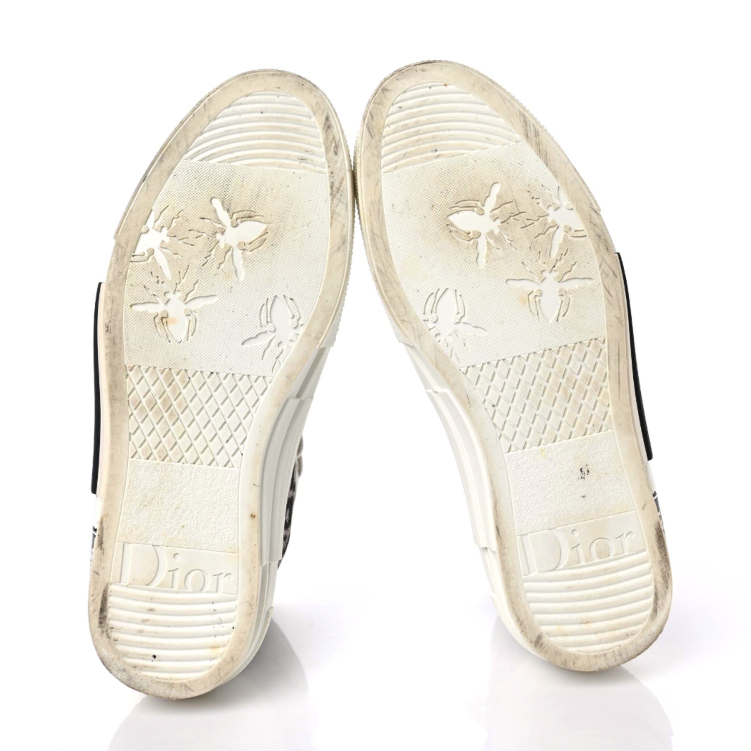Christian Dior Canvas Leopard Print Womens B23 High Top Sneakers 38 White 7 of 13