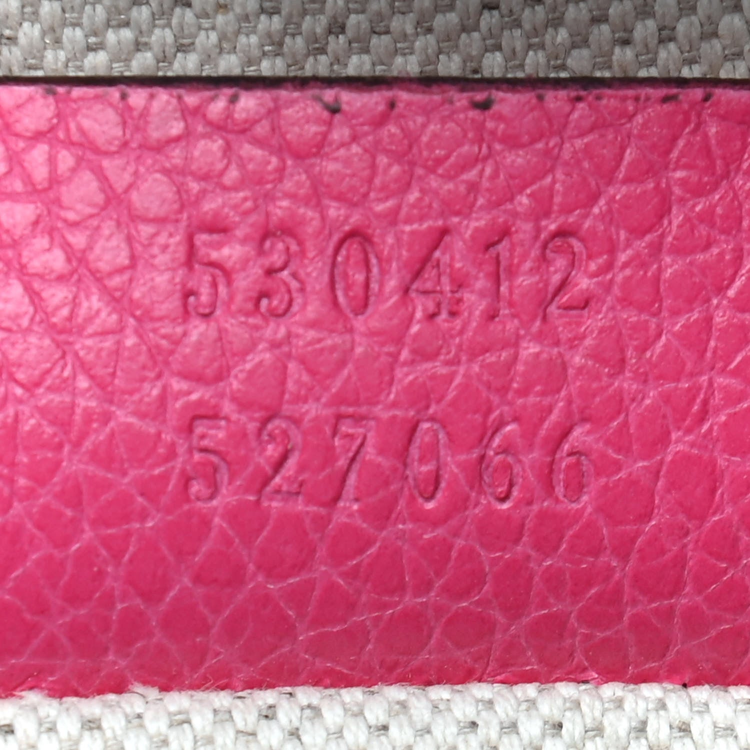 Gucci Grained Calfskin Logo Belt Bag Pink 7 of 9