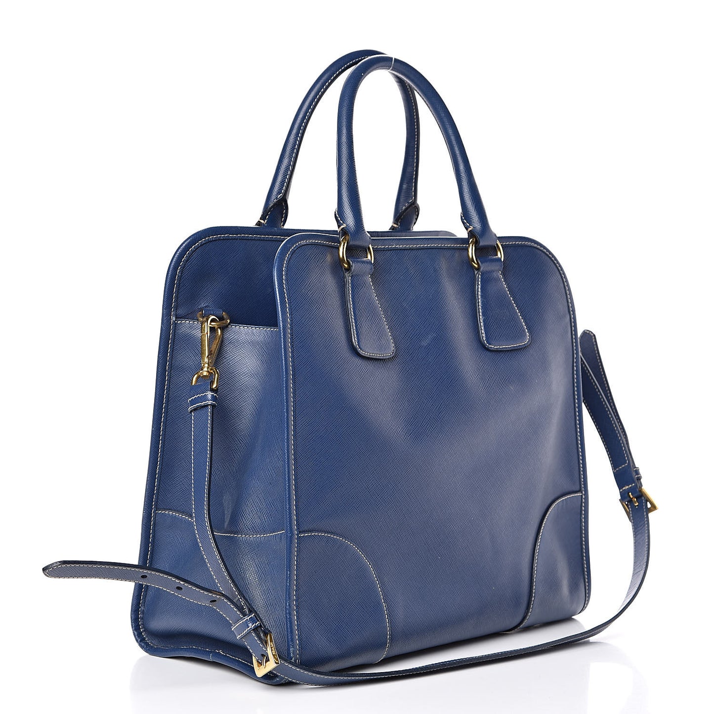 Saffiano Lux Tote Bluette
