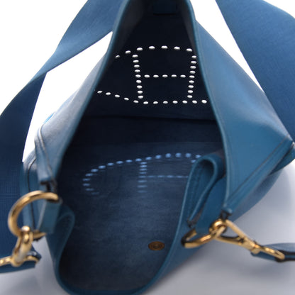 Hermes Courchevel Evelyne GM Bleu France 5 of 8