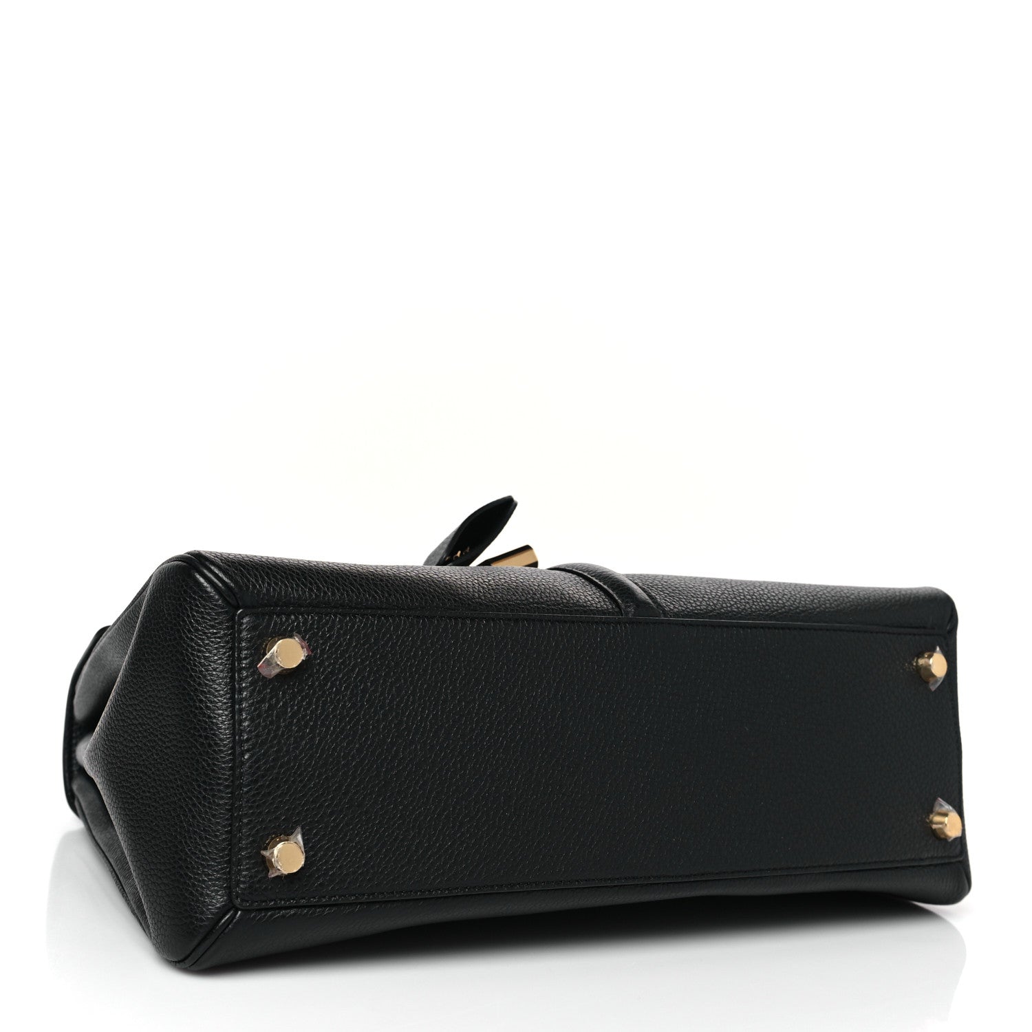 Celine Grained Calfskin Classique 16 Top Handle Bag Black 3 of 7