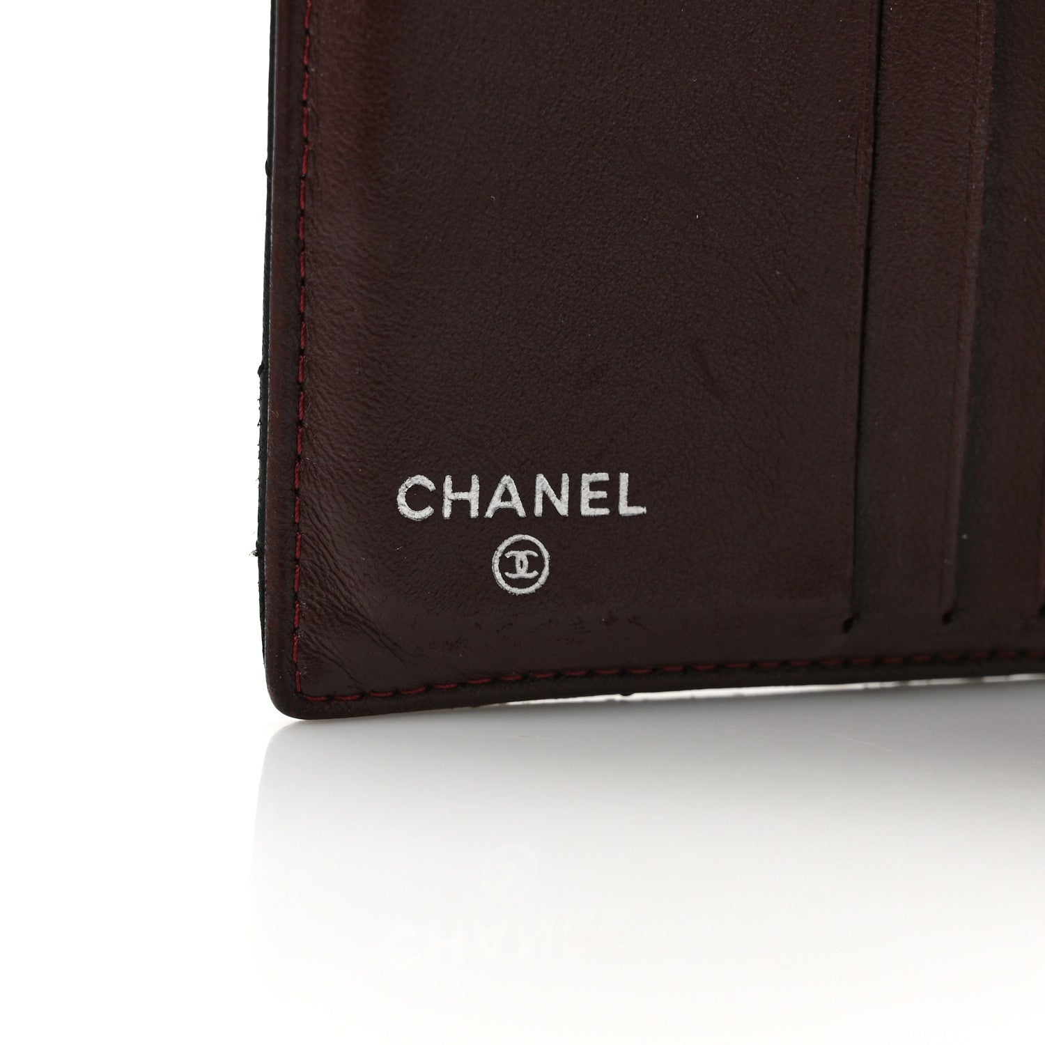 Chanel Lambskin Quilted Compact French Flap Wallet Black 6 of 10