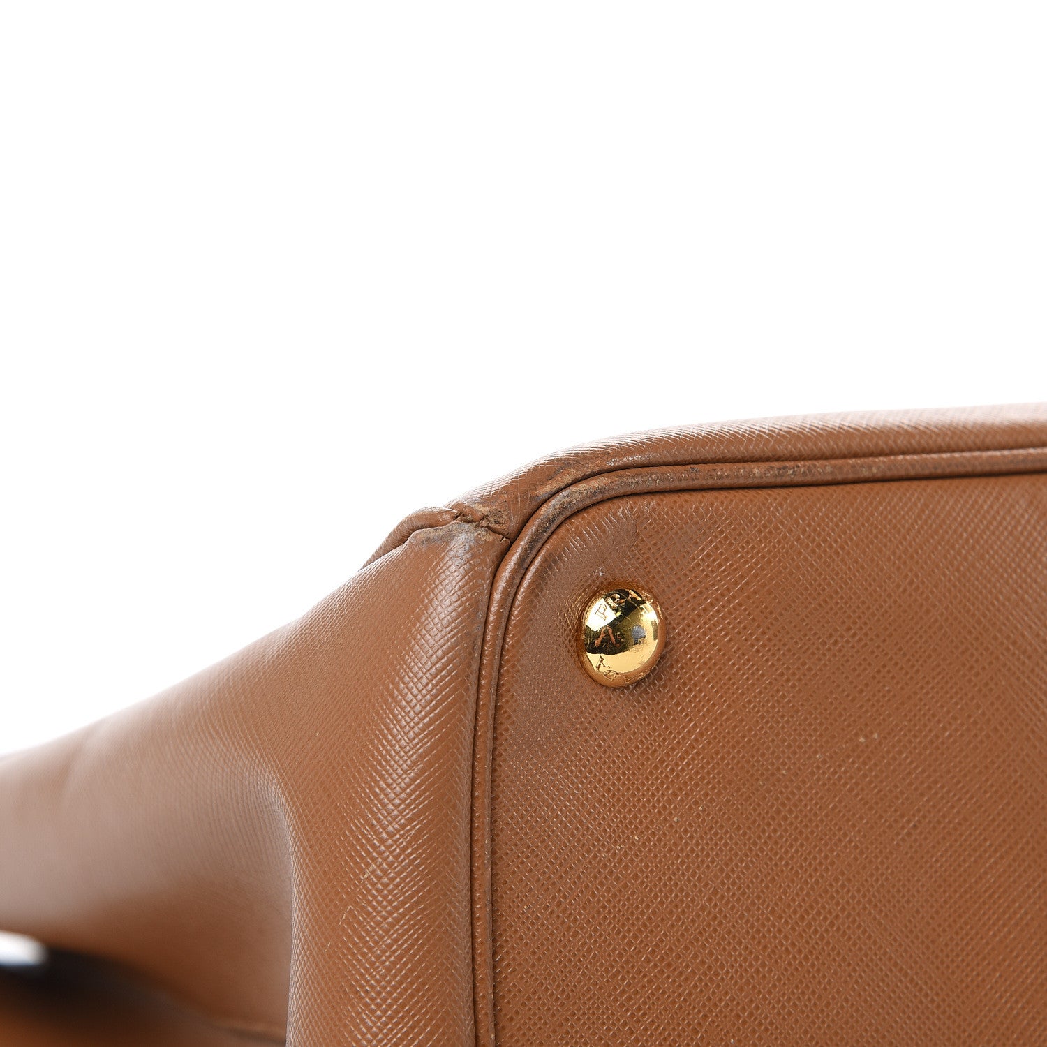 Prada Saffiano Medium Galleria Double Zip Tote Caramel 11 of 27
